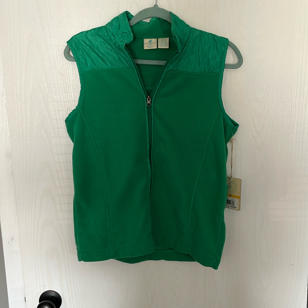 Caribbean Joe Fleece Vest Size Small Petite